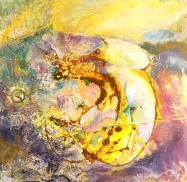 Malerei mit dem Titel "Scientific versus a…" von Adriana Kechichian, Original-Kunstwerk, Acryl