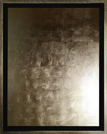 Pintura intitulada "Abstract Art - Auru…" por Adriana Plucha, Obras de arte originais, Estêncil