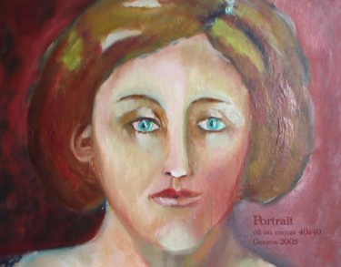Painting titled "portrait" by Adriana Auderset, Original Artwork
