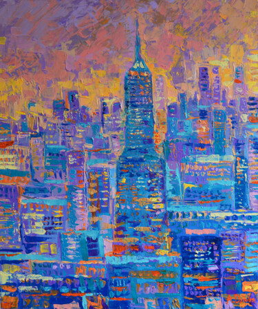 Картина под названием "Manhattan original…" - Adriana Dziuba, Подлинное произведение искусства, Акрил