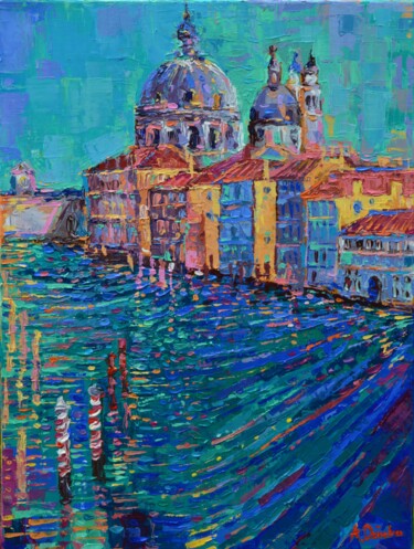 Painting titled "Venice" by Adriana Dziuba, Original Artwork, Acrylic