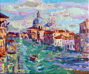 "Grand Canal, Venice…" başlıklı Tablo Adriana Dziuba tarafından, Orijinal sanat, Akrilik