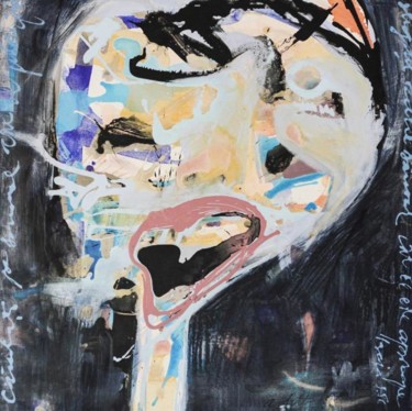 「Screaming」というタイトルの絵画 Adriana Ilin Tomiciによって, オリジナルのアートワーク, オイル