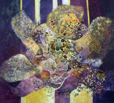 Peinture intitulée "orchid.jpg" par Adriana Steriopol, Œuvre d'art originale, Huile