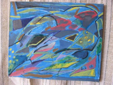Peinture intitulée "MOSAIQUE" par Adriana Ureche, Œuvre d'art originale
