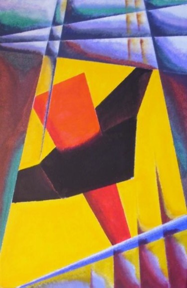 Malerei mit dem Titel "Malerische Architek…" von Adrian Bayreuther, Original-Kunstwerk, Öl