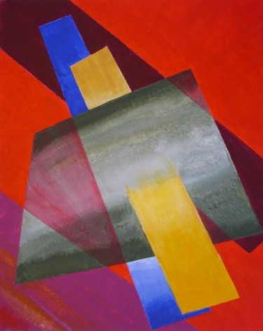 Malerische Architektonik Malerei mit dem Titel "Malerische Architek…" von Adrian Bayreuther, Original-Kunstwerk, Öl
