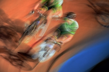 Digital Arts titled "The cyclists" by Henk Adriani, Original Artwork, 2D Digital Work