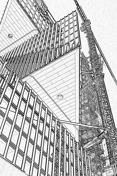 Фотография под названием "building in progress" - Henk Adriani, Подлинное произведение искусства, Цифровая фотография