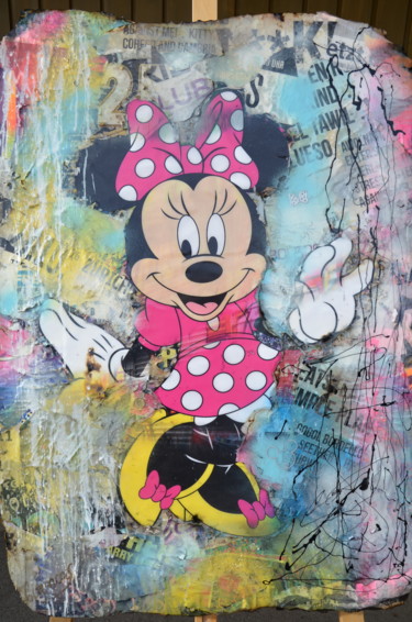 拼贴 标题为“Minnie Street 1,975…” 由Adriano Cuencas, 原创艺术品, 拼贴