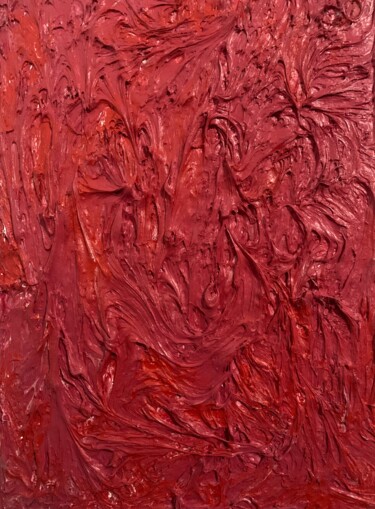 Painting titled "Red" by Adriano Desarlo, Original Artwork, Acrylic