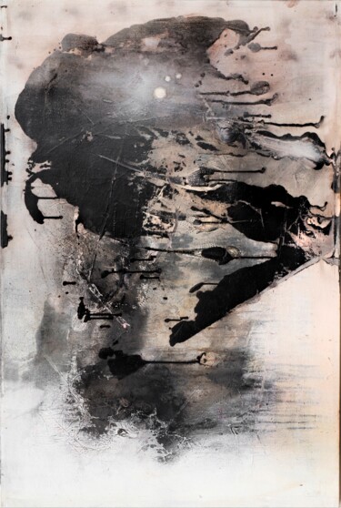 Malerei mit dem Titel "Missing Blacks" von Adriano Ribeiro, Original-Kunstwerk, Öl