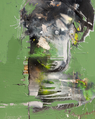Картина под названием "Apart" - Adriano Ribeiro, Подлинное произведение искусства, Масло Установлен на Деревянная рама для н…