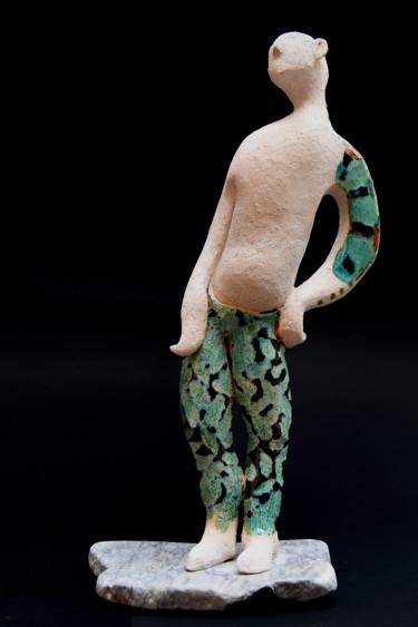 Scultura intitolato "Vanesio" da Adriano Scenna, Opera d'arte originale, Ceramica