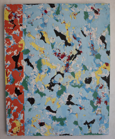 Картина под названием "Abstract 21" - Adrien Réaucreux, Подлинное произведение искусства, Акрил