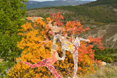 Fotografía titulada "danseurs en tous li…" por L'Accordeur De Paysages, Obra de arte original, Fotografía digital