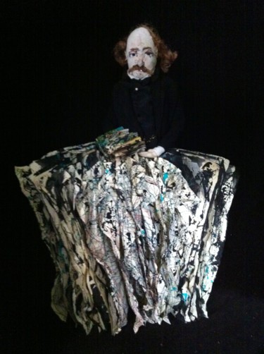 Sculpture titled "GUSTAVE FLAUBERT BO…" by Rebecca Campeau, Original Artwork