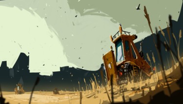 Digital Arts titled "Farming Area" by Adrien 1er, Original Artwork, Digital Painting