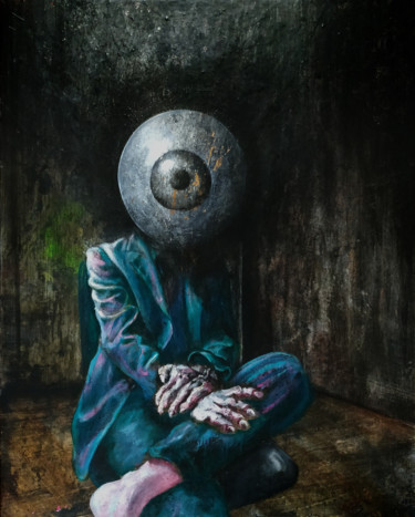 绘画 标题为“The Resident” 由Adrien Conrad, 原创艺术品, 丙烯