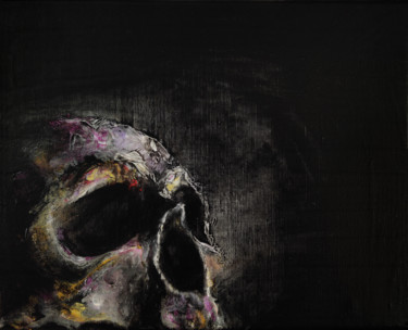 Painting titled "Dead and Pensive" by Adrien Conrad, Original Artwork, Acrylic