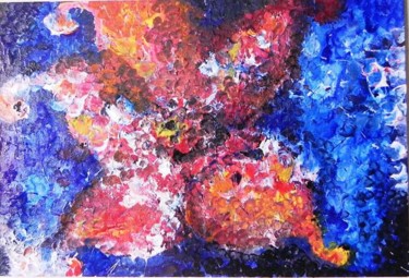 Painting titled "The ugly flower" by Adrita Biswas, Original Artwork, Acrylic