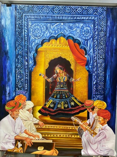 绘画 标题为“Indian traditional…” 由Rashmi Soni, 原创艺术品, 油