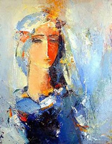 Malerei mit dem Titel "original oil painti…" von Rashmi Soni, Original-Kunstwerk, Öl
