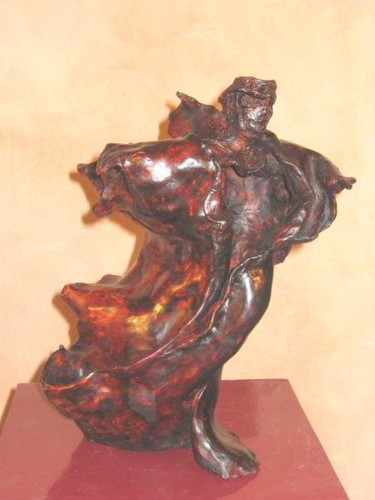 Sculpture intitulée "Touareg - vent de s…" par Gilles Adt, Œuvre d'art originale, Autre