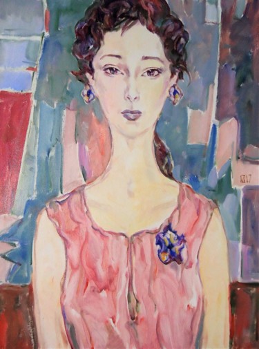 Ζωγραφική με τίτλο "WOMAN 111 / FAINA /" από Vale Ovchinnikov, Αυθεντικά έργα τέχνης, Λάδι