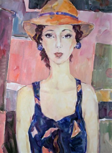 Painting titled "WOMAN 133 / BETSY /" by Vale Ovchinnikov, Original Artwork, Oil