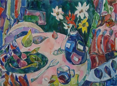 Painting titled "STILL LIFE 234" by Vale Ovchinnikov, Original Artwork, Oil