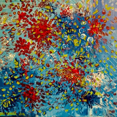 Painting titled "Wild and Free" by Afaf Khalil, Original Artwork, Acrylic