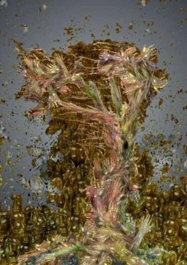 Digitale Kunst mit dem Titel "Wind" von Afanassy Pud, Original-Kunstwerk