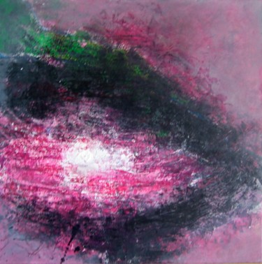 Peinture intitulée "Nebula rosa" par Anne Faucher, Œuvre d'art originale