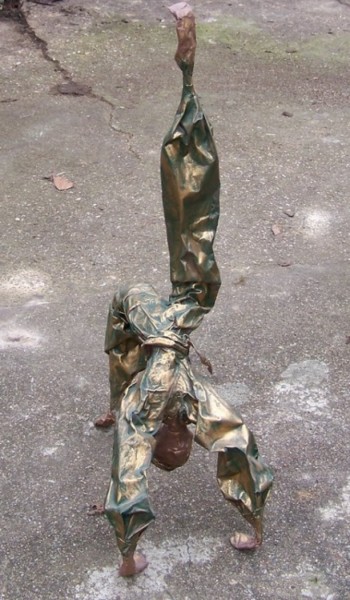 Sculpture intitulée "Souplesse, Exubéren…" par Anne-Frédérique Ferret, Œuvre d'art originale, Techniques mixtes