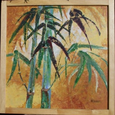Peinture intitulée "afferret_bambou,_co…" par Anne-Frédérique Ferret, Œuvre d'art originale