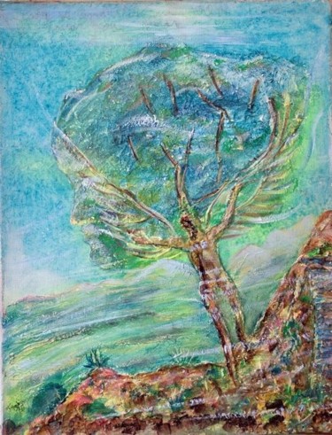 Painting titled "Tree icarious" by Ffmendoza, Original Artwork