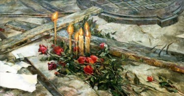 Картина под названием "Российский натюрмор…" - Андрей Мазин, Подлинное произведение искусства