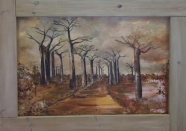 「Baobabs」というタイトルの絵画 Christine Davilesによって, オリジナルのアートワーク