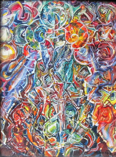 Peinture intitulée "Скала" par Mikhail Astafev, Œuvre d'art originale, Huile