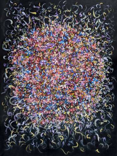 Peinture intitulée "Love explosion" par Afsaneh Vollmer, Œuvre d'art originale, Acrylique