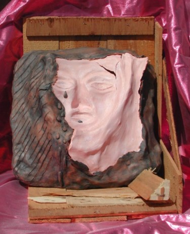 Sculpture titled "La femme éclatée" by Anne Garnier, Original Artwork
