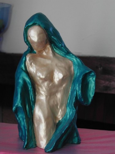 Sculpture intitulée "La femme impudique" par Anne Garnier, Œuvre d'art originale