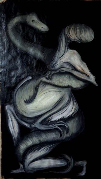 Malarstwo zatytułowany „Объятия” autorstwa Agata Bonda, Oryginalna praca, Pastel
