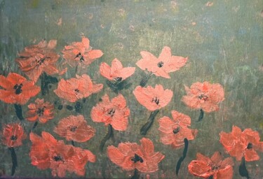 Painting titled "Le printemps" by Agata Caliendo - Krystkowiak, Original Artwork, Acrylic
