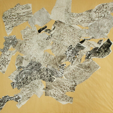 Peinture intitulée "Papier Collè" par Agata Sand, Œuvre d'art originale, Collages
