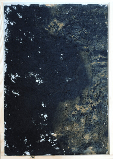 Painting titled "Nebulosa 3" by Agata Sand, Original Artwork, Sand Mounted on Other rigid panel