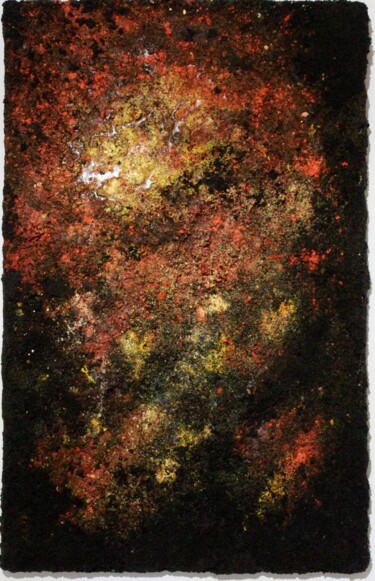 Peinture intitulée "Infinito Assente" par Agata Sand, Œuvre d'art originale, Graphite Monté sur Panneau de bois
