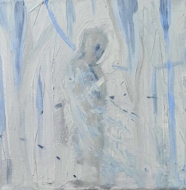 Peinture intitulée "Disappears" par Agatha Ya Sokolova, Œuvre d'art originale, Huile Monté sur Châssis en bois