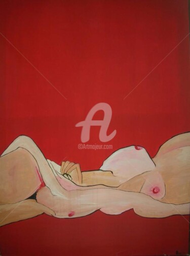 Painting titled "dislocazione" by Agatino Raciti, Original Artwork